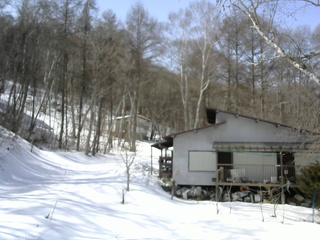 長野県菅平高原 ゆたか山荘 西側(坂上) 2026/02/24 12:00