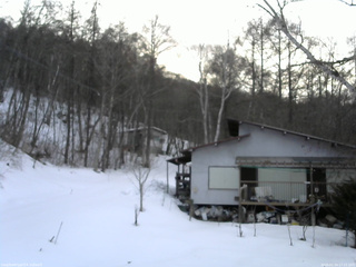 長野県菅平高原 ゆたか山荘 西側(坂上) 2026/02/24 17:15