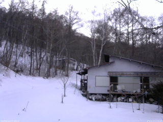 長野県菅平高原 ゆたか山荘 西側(坂上) 2026/02/24 17:30