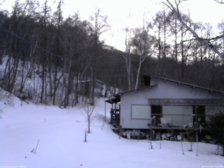 長野県菅平高原 ゆたか山荘 西側(坂上) 2026/02/24 17:45