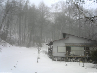 長野県菅平高原 ゆたか山荘 西側(坂上) 2026/02/25 13:30