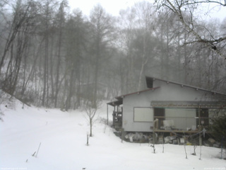 長野県菅平高原 ゆたか山荘 西側(坂上) 2026/02/25 14:00