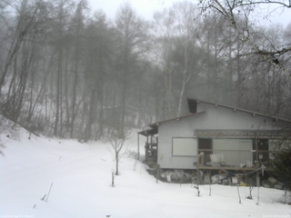 長野県菅平高原 ゆたか山荘 西側(坂上) 2026/02/25 14:15