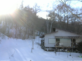 長野県菅平高原 ゆたか山荘 西側(坂上) 2026/02/26 15:30
