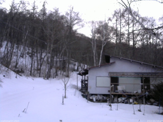 長野県菅平高原 ゆたか山荘 西側(坂上) 2026/02/26 17:45