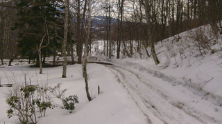 長野県菅平高原 ゆたか山荘 駐車場奥 2026/02/27 10:15