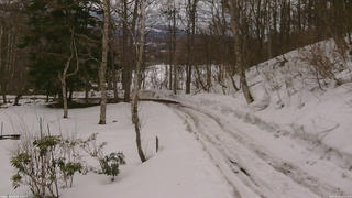 長野県菅平高原 ゆたか山荘 駐車場奥 2026/02/27 14:15