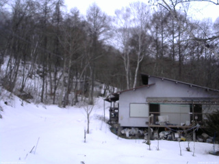 長野県菅平高原 ゆたか山荘 西側(坂上) 2026/02/28 17:30