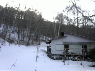 長野県菅平高原 ゆたか山荘 西側(坂上) 2026/03/01 16:15
