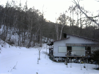 長野県菅平高原 ゆたか山荘 西側(坂上) 2026/03/01 17:15