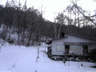 長野県菅平高原 ゆたか山荘 西側(坂上) 2026/03/01 17:45