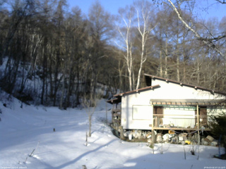 長野県菅平高原 ゆたか山荘 西側(坂上) 2026/03/02 07:15