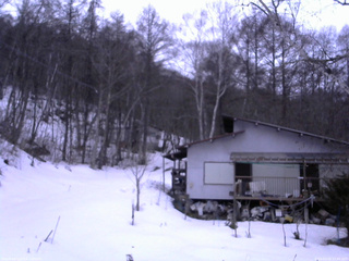 長野県菅平高原 ゆたか山荘 西側(坂上) 2026/03/02 17:45