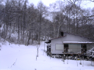 長野県菅平高原 ゆたか山荘 西側(坂上) 2026/03/04 17:30