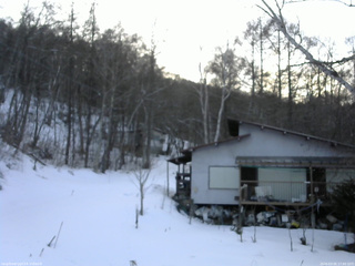 長野県菅平高原 ゆたか山荘 西側(坂上) 2026/03/05 17:00