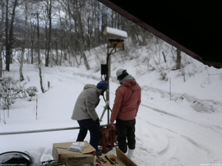 長野県菅平高原 ゆたか山荘 南側 2026/03/07 12:15