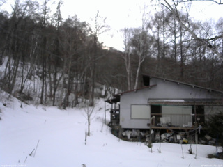 長野県菅平高原 ゆたか山荘 西側(坂上) 2026/03/07 17:15