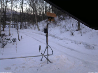 長野県菅平高原 ゆたか山荘 南側 2026/03/08 17:30