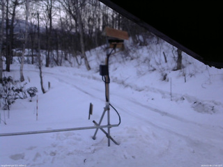 長野県菅平高原 ゆたか山荘 南側 2026/03/08 17:45