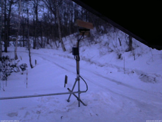 長野県菅平高原 ゆたか山荘 南側 2026/03/08 18:00