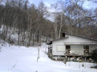 長野県菅平高原 ゆたか山荘 西側(坂上) 2026/03/08 08:00
