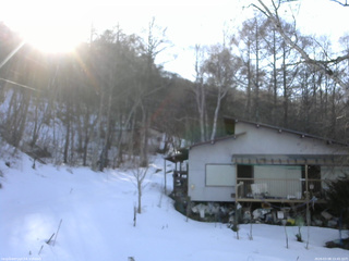 長野県菅平高原 ゆたか山荘 西側(坂上) 2026/03/08 15:45