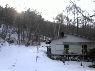 長野県菅平高原 ゆたか山荘 西側(坂上) 2026/03/09 16:00