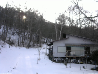 長野県菅平高原 ゆたか山荘 西側(坂上) 2026/03/09 16:15