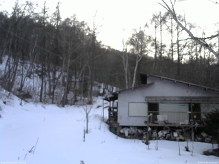 長野県菅平高原 ゆたか山荘 西側(坂上) 2026/03/09 17:30