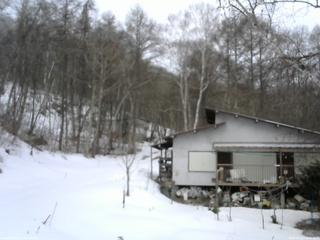 長野県菅平高原 ゆたか山荘 西側(坂上) 2026/03/13 08:00