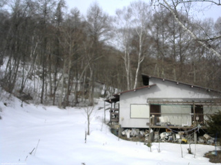 長野県菅平高原 ゆたか山荘 西側(坂上) 2026/03/13 09:00