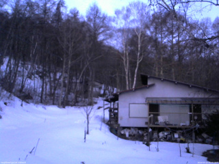 長野県菅平高原 ゆたか山荘 西側(坂上) 2026/03/14 05:45