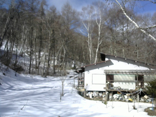 長野県菅平高原 ゆたか山荘 西側(坂上) 2026/03/14 09:00