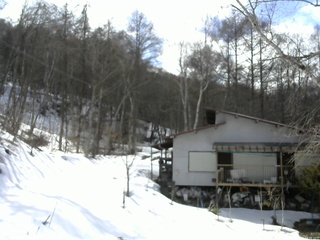 長野県菅平高原 ゆたか山荘 西側(坂上) 2026/03/14 14:30