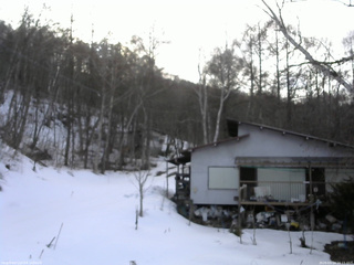 長野県菅平高原 ゆたか山荘 西側(坂上) 2026/03/14 16:15