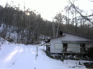 長野県菅平高原 ゆたか山荘 西側(坂上) 2026/03/16 16:15