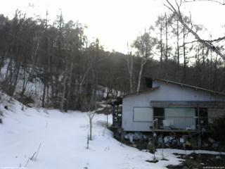 長野県菅平高原 ゆたか山荘 西側(坂上) 2026/03/19 16:30