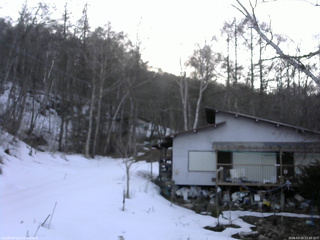 長野県菅平高原 ゆたか山荘 西側(坂上) 2026/03/20 17:00