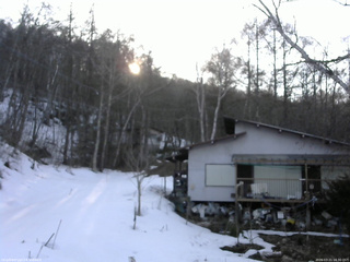 長野県菅平高原 ゆたか山荘 西側(坂上) 2026/03/21 16:30