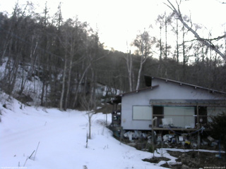 長野県菅平高原 ゆたか山荘 西側(坂上) 2026/03/21 17:00
