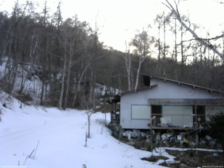 長野県菅平高原 ゆたか山荘 西側(坂上) 2026/03/21 17:30