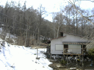 長野県菅平高原 ゆたか山荘 西側(坂上) 2026/03/27 14:45