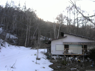 長野県菅平高原 ゆたか山荘 西側(坂上) 2026/03/27 16:30