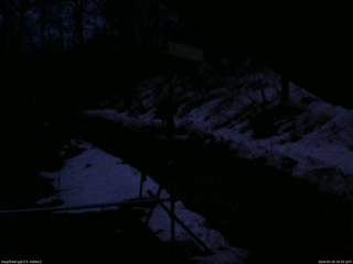 長野県菅平高原 ゆたか山荘 南側 2026/03/29 18:30