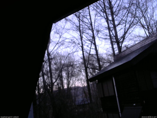 長野県菅平高原 ゆたか山荘 北側 2026/04/03 18:15