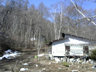 長野県菅平高原 ゆたか山荘 西側(坂上) 2026/04/03 09:30