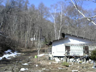 長野県菅平高原 ゆたか山荘 西側(坂上) 2026/04/03 09:45