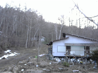 長野県菅平高原 ゆたか山荘 西側(坂上) 2026/04/03 17:30