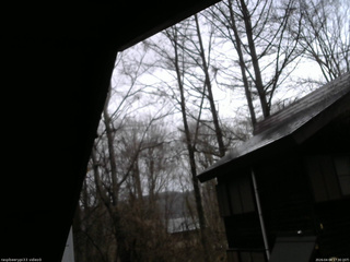 長野県菅平高原 ゆたか山荘 北側 2026/04/04 17:30