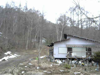 長野県菅平高原 ゆたか山荘 西側(坂上) 2026/04/04 06:45